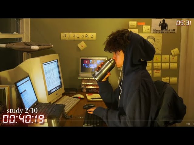 study with me live pomodoro | 8 hours