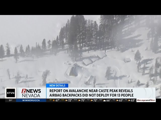 Final report on California's deadliest avalanche near Castle Peak reveals new information