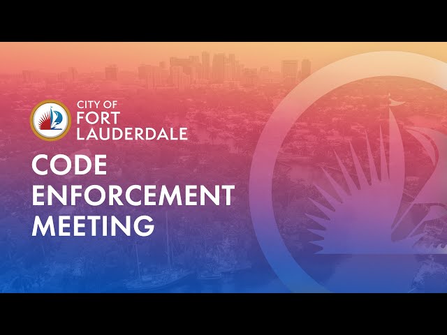 Code Enforcement Board Hearing on November 13, 2025