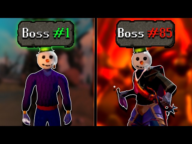 Killing Every Runescape 3 Boss Using ONLY Their Loot