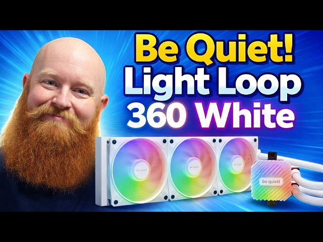 Cleanest White Build AIO? be quiet! Light Loop 360 Full Review