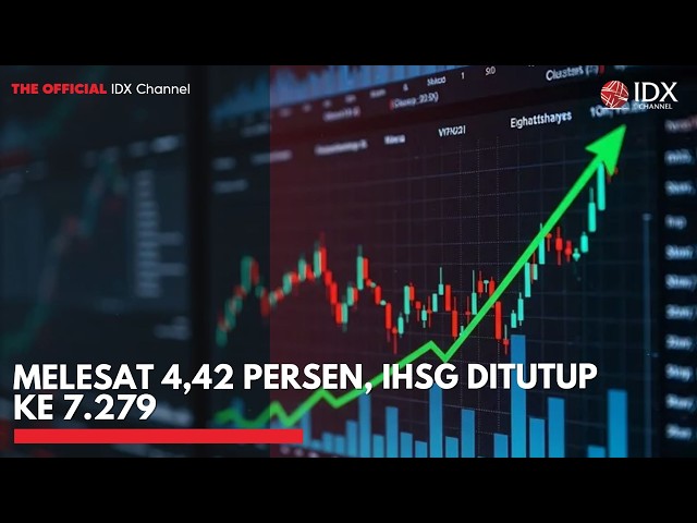 Melesat 4,42 Persen, IHSG Ditutup ke 7.279 | 2ND SESSION CLOSING