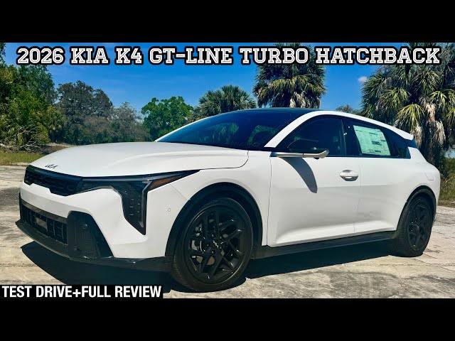 2026 Kia K4 GT-Line Turbo Hatchback: TEST DRIVE+FULL REVIEW