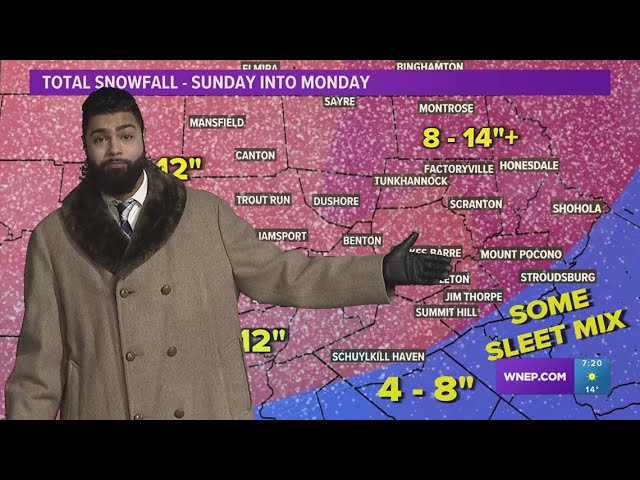 WEATHER IMPACT: Frigid air grips northeast, major snowstorm set to dump more than a foot of snow