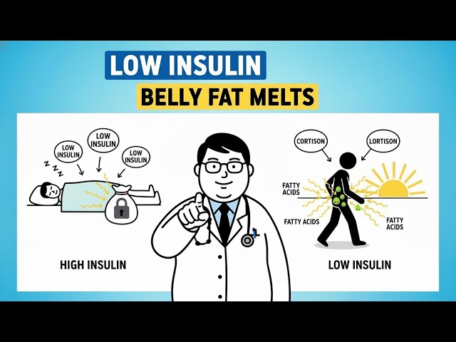 What Happens to Your Belly Fat When Insulin Stays Low | Science Explained