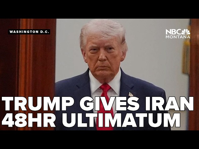 'All hell will reign down' Trump gives Iran 48 hour ultimatum over Strait of Hormuz