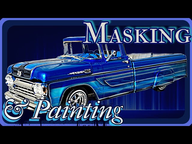 Custom Painting the AMT 60 Ford. Model Car Building.  Paint Patterns