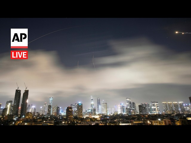 LIVE: Tel Aviv skyline as Iran war continues