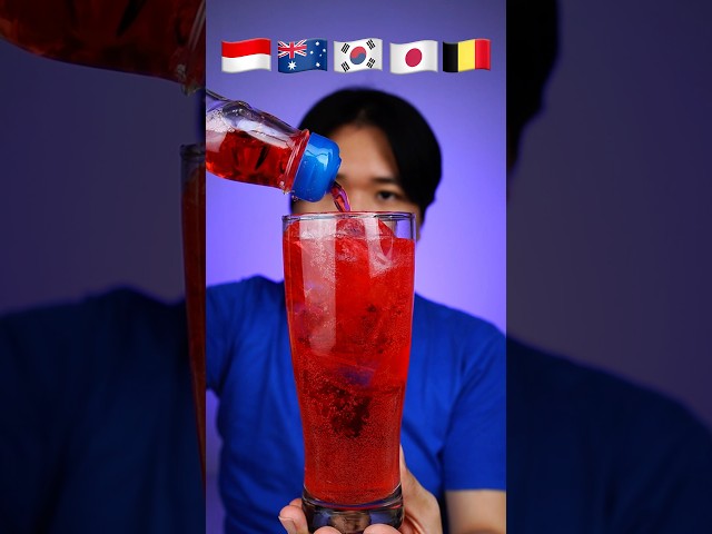 DRINKING SOFT DRINK FROM VARIOUS COUNTRY #asmr #drink