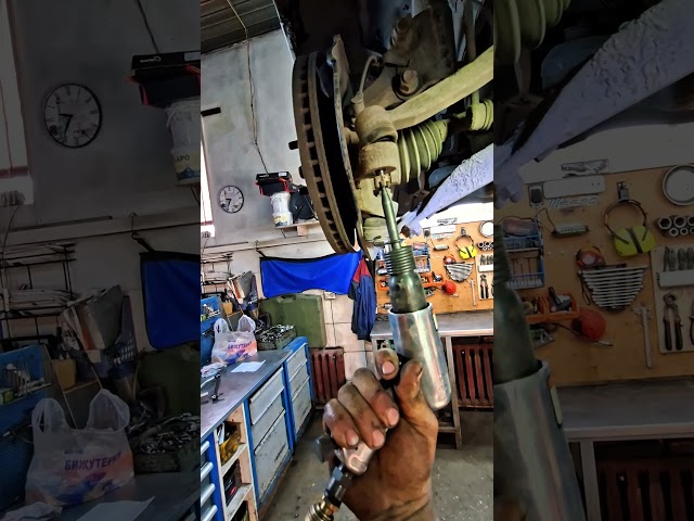 Fastest Way to Remove a Stuck Ball Joint #AutomotiveTips #MechanicLife #AutoEducation #DIYMechanic