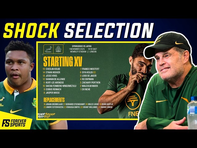 Rassie Erasmus gives out SHOCK debut vs Japan | Springbok Team Announcement