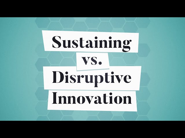 Sustaining vs. Disruptive Innovation