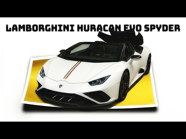 SLOW Walkaround + Exhaust Sound NO TALKING - 3D VR - Lamborghini Huracan EVO Spyder -