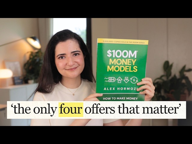 I summarize Alex Hormozi's $100M Money Models for you.