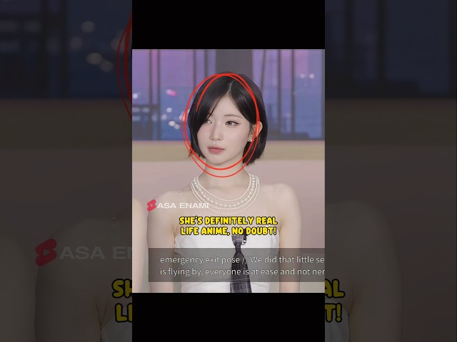 she really looks like an anime character 😩 #babymonster #asa