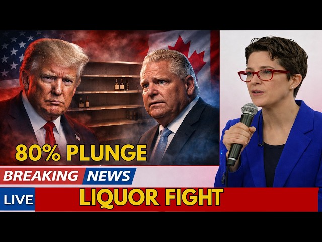 Ontario’s 80% U.S. Spirits Plunge: Canada’s Liquor Fight Escalates