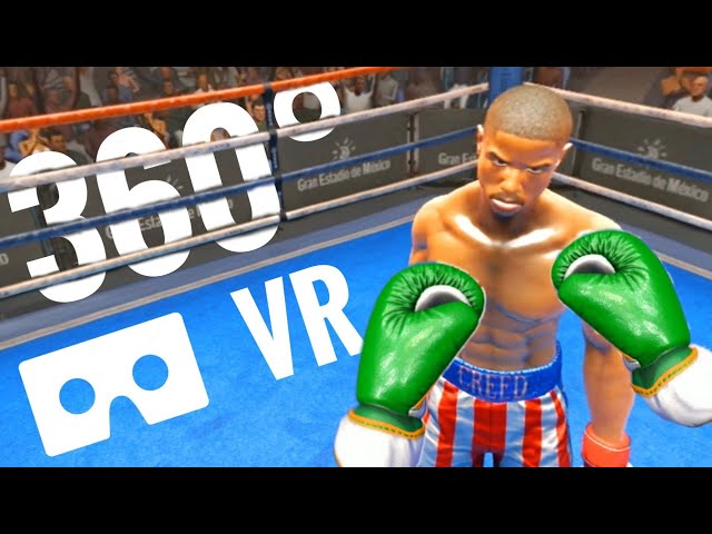 VR 360 video Rocky Balboa Boxing Game Creed Security Bouncer Fail Virtual Reality 360° 4K