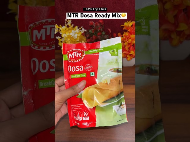Let’s Try This MTR Dosa Ready Mix Review🤤|| Parfect Dosa Recipe || #viral #shorts #mtrdosamix #dosa