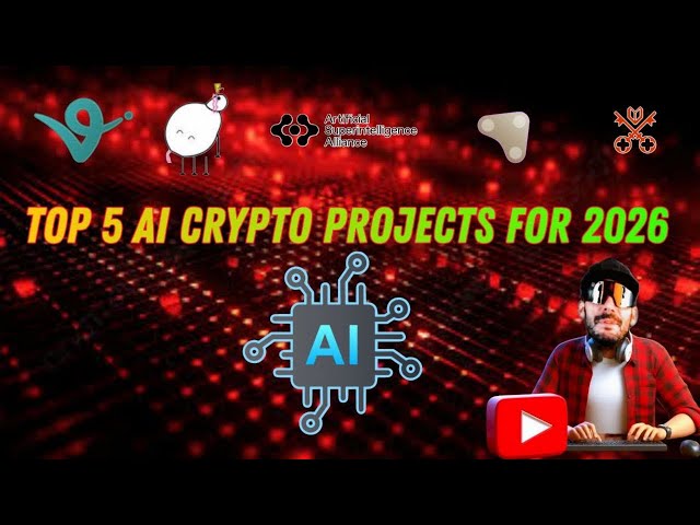 TOP 5 AI AGENT CRYPTO PROJECTS 🚀 FOR 2026 BY MARKETCAP  🔥🤑