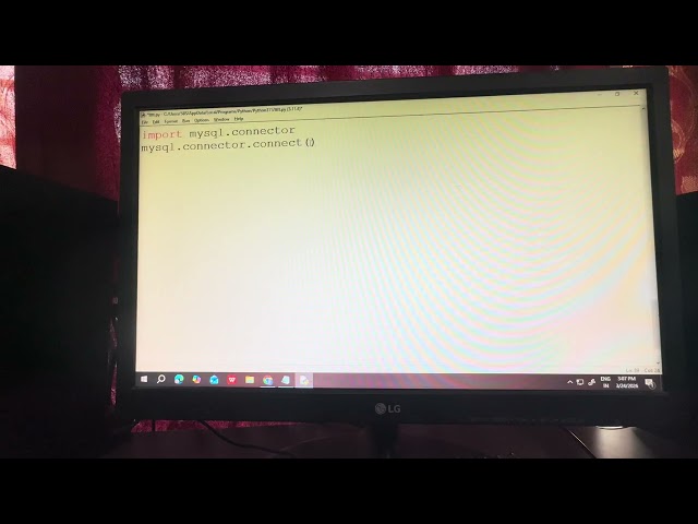 Python MySQL connectivity part 1
