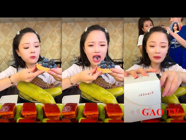 【XIAOYU GAOTV】Beef Tripe, Dongpo Pork, Shrimp, Pig's Trotters, Chinese Mukbang, Xiaoyu Live Edit....