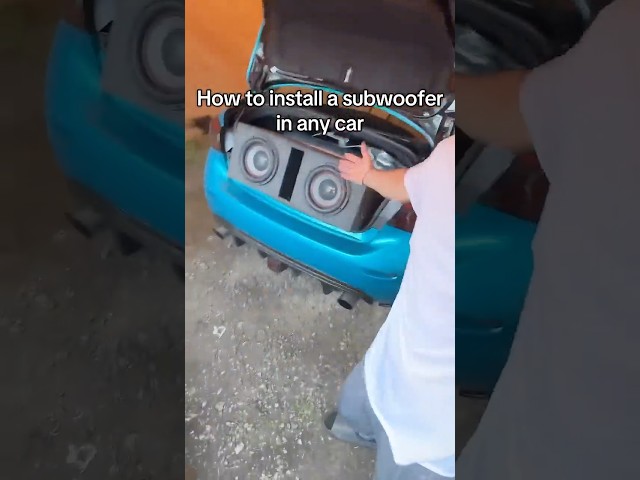 How to install a subwoofer in any car | 2018 Honda Civic
