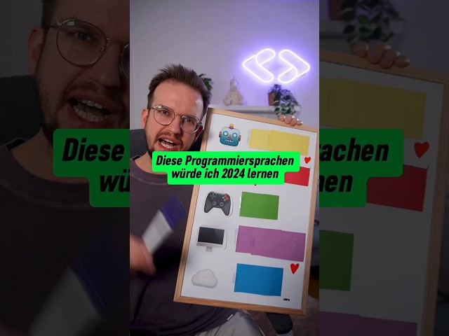Diese Sprechen würde ich 2024 lernen 🧑‍💻 #programmierenlernen #programmieren #programmiersprache