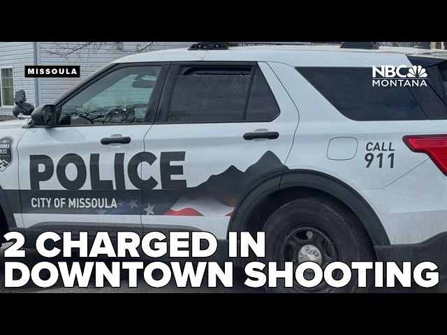 Missoula Police respond to shooting downtown on Sunday morning, 2 charged