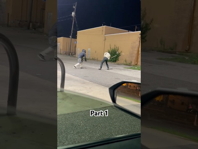 Crackhead Gas Station Sword Fight Pt. 1 ⚔️💰 | $2 Battle at the Gas Station 😂 #memphis #crackheads