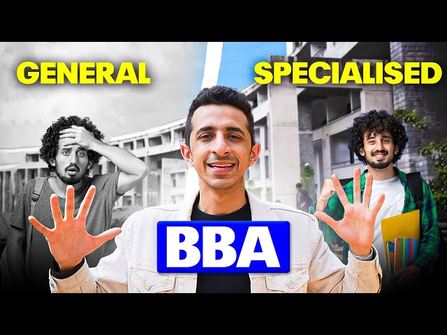 BBA General vs BBA with Specialization ? Which is Better in 2025 ? Honest Review