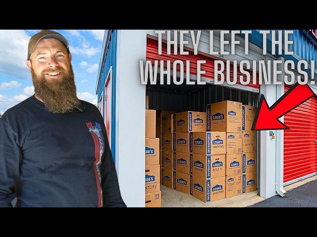 We just found $60,000 in inventory in an abandoned storage locker!