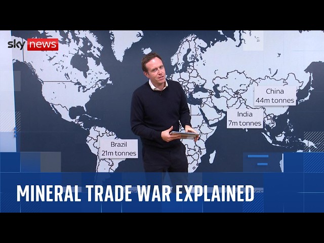 Trade war explained: The rare earth metals China dominates and US needs
