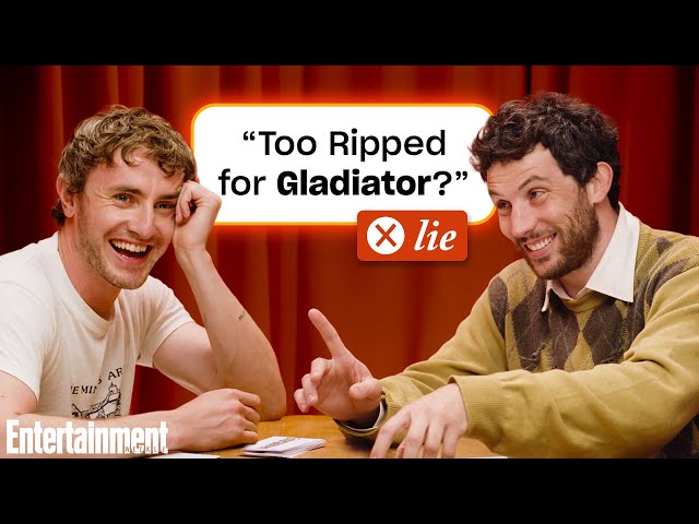 Paul Mescal & Josh O’Connor Lie to Each Other | Entertainment Weekly