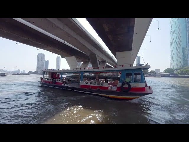 TAXI FERRY on the Chao Phraya River Bangkok