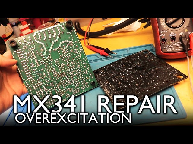 Stamford MX341 AVR overexcitation repair