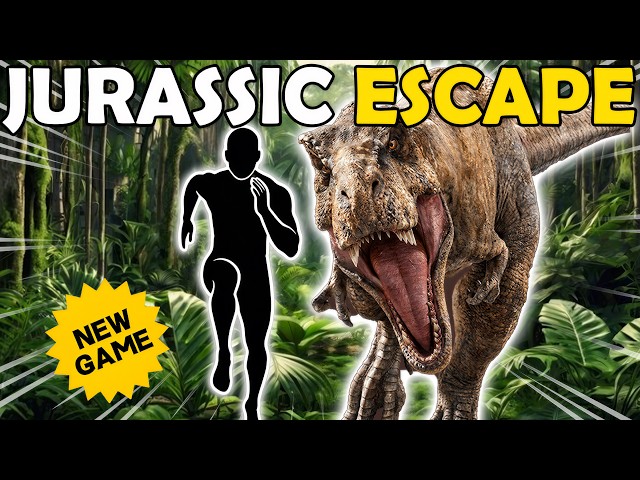 Immersive Interactive Warm-up | 🦖 🚨POV JURASSIC ESCAPE RUN |Viral Challenge🌋 |Fun Workout | Exercise