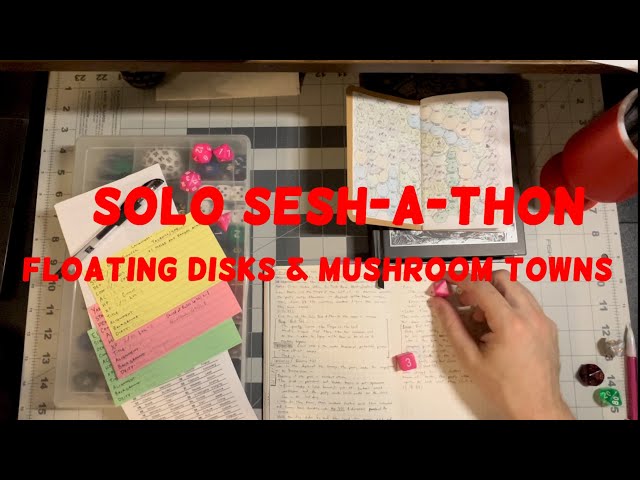The Floating Disc Above The Mountain - Solo Sesh-A-Thon Days 2-3 - Shadowdark Solo Play
