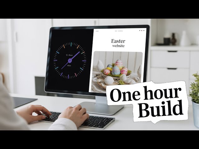 Can I Build an Easter Website in 1 Hour? 💻🐰