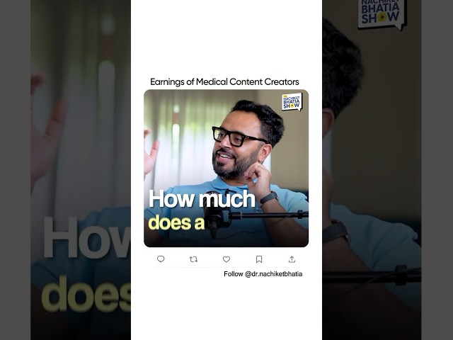 Earnings of Medical Content Creators!!