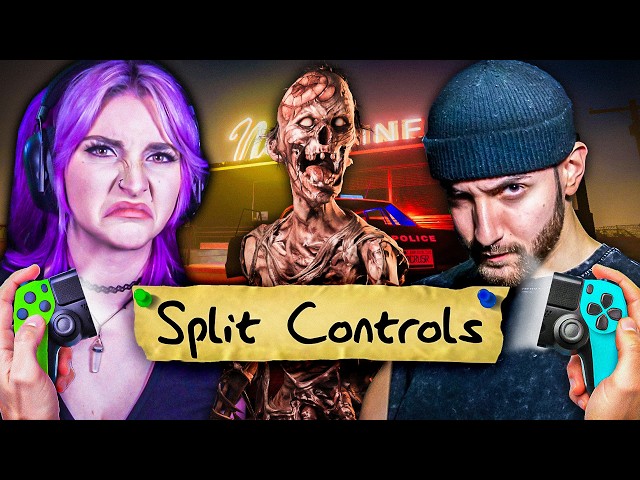 Phasmophobia SPLIT CONTROLS Challenge With My Brother...