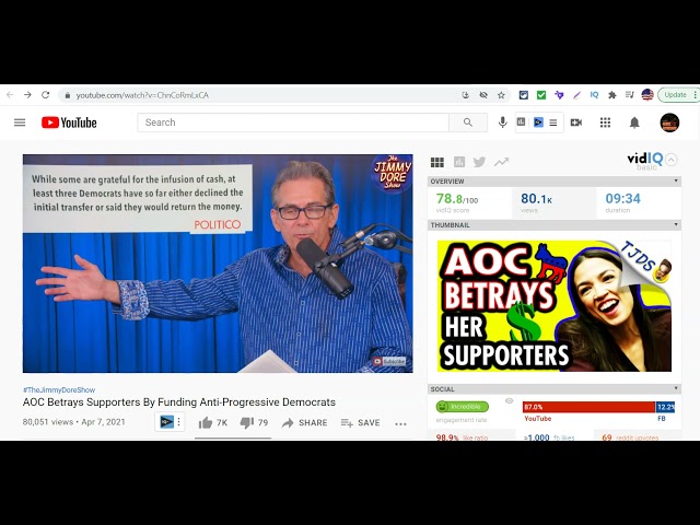 Jimmy Dore Warns Us That Alexandria Ocasio Cortez Opposes Medicare For All She Loves Corporate Dems