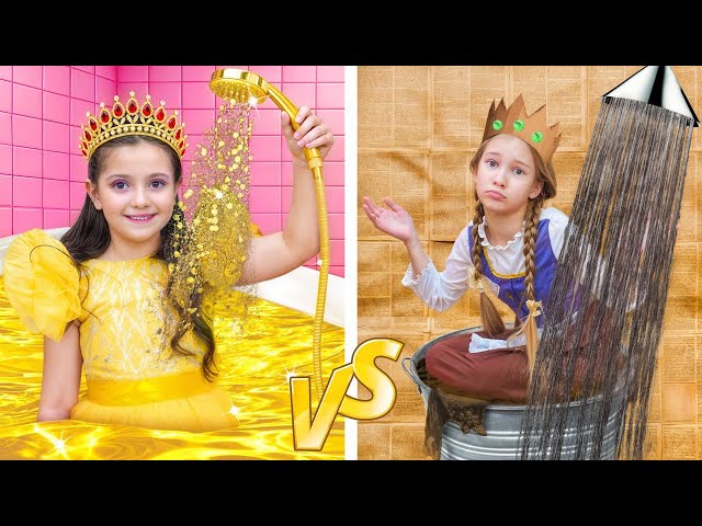 Rich Princess vs Broke Princess story at royal ball