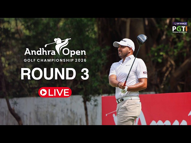 Round 3 Live Telecast | Andhra Open Golf Championship 2026 | East Point Golf Club | DP World PGTI