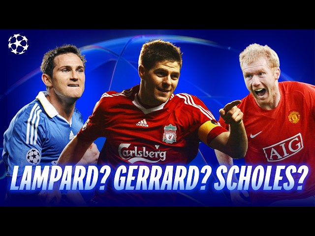 Scholes vs Lampard vs Gerrard! ⚔️ | EVERY Champions League Goal