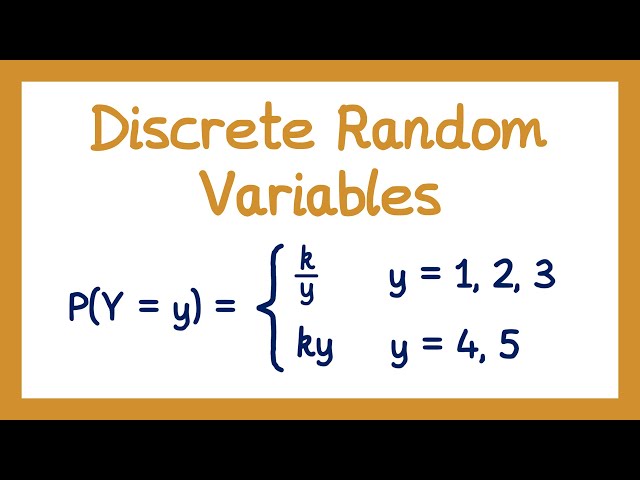 Discrete Random Variables - Year 1 Statistics [A-level]