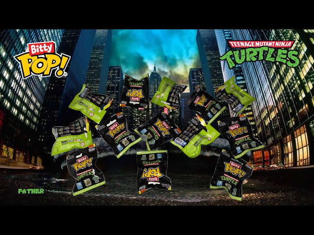 13 Funko Bitty Pop! Teenage Mutant Ninja Turtles Blind Bags Opening