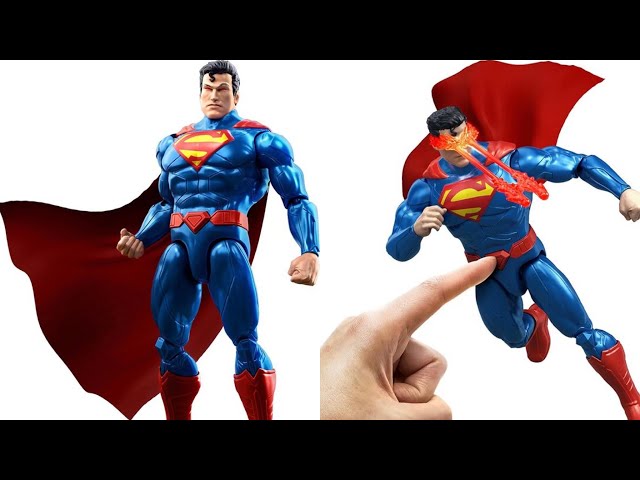 New Mattel DC Comics Core Heat Vision Superman Figure revealed 