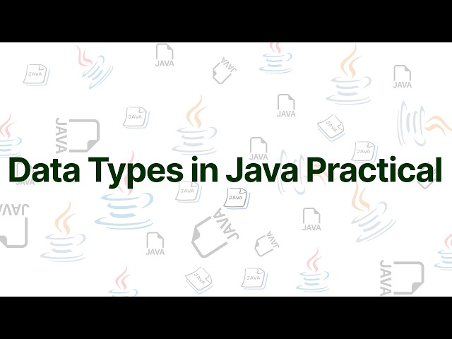 CMP 175 Java Unit 2.4 | Data Types in Java Practical