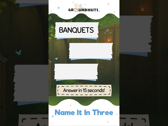 Guess the person! | Name It In Three Game | Groundnuts Puppets