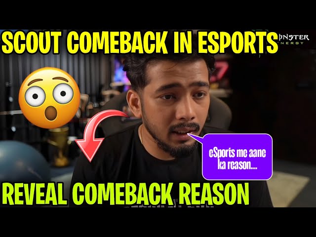 Scout Comeback in eSports 🔥 Reply on Troll and Reason✅